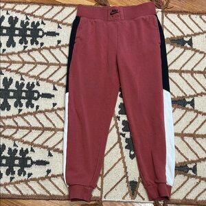 Nike Air women’s medium Maroon Black white color block Joggers vintage